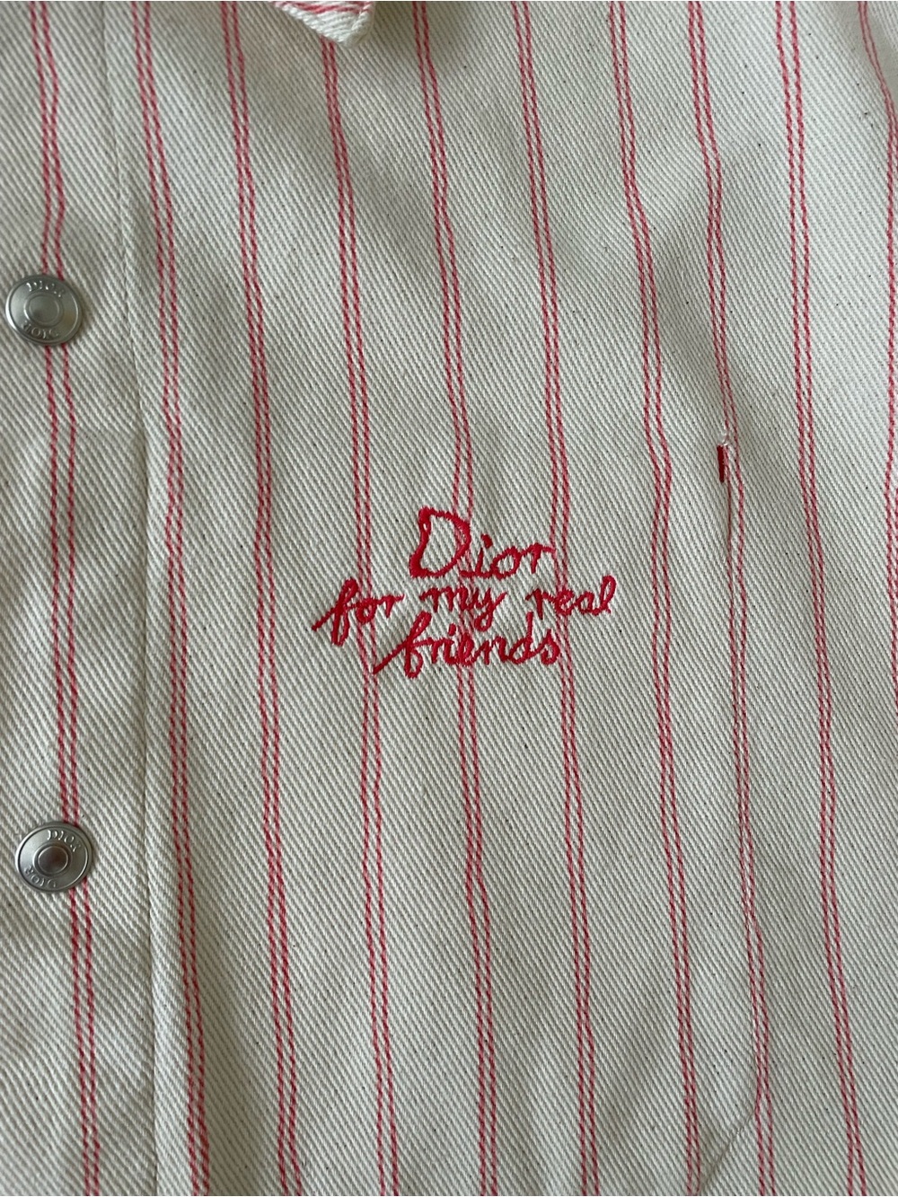 Dior striped button down jacket - Picture 3 of 7